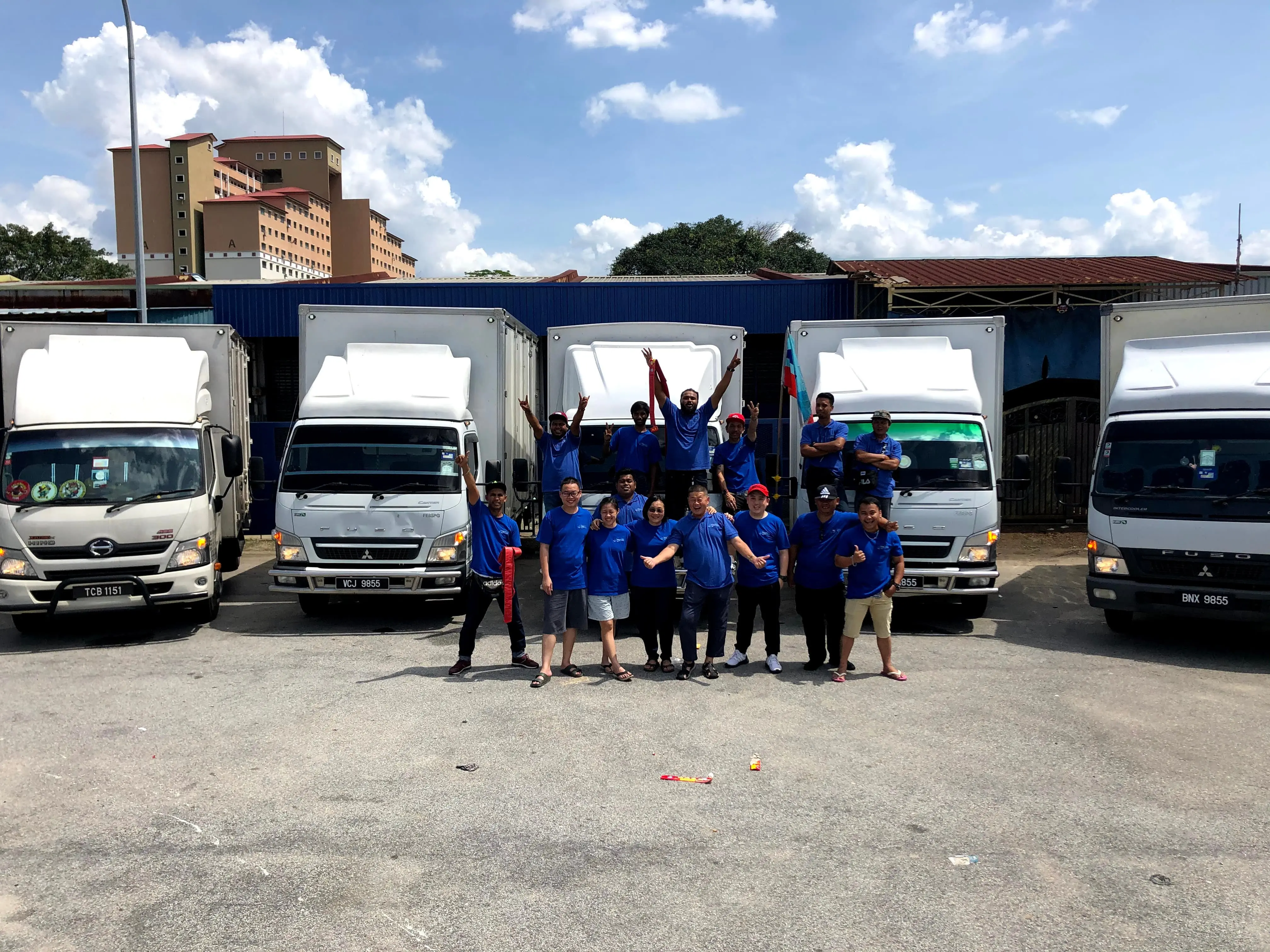 Mileford Team working collaboratively in the office.